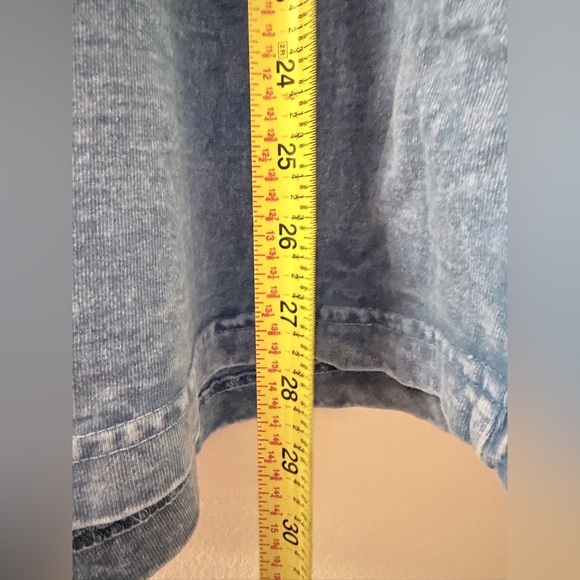 Spirit Jersey Disneyland Long Sleeve Top Blue Mineral Wash chambray XL - Picture 5 of 5